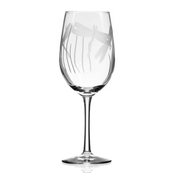 Rolf Glass Pineapple 12 oz. Clear White Wine Glass (Set of 4) 205427-S4 -  The Home Depot