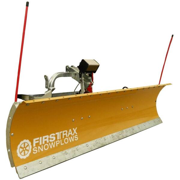 FirstTrax Angled Manual 80 in. Snow Plow for Trucks and SUVs