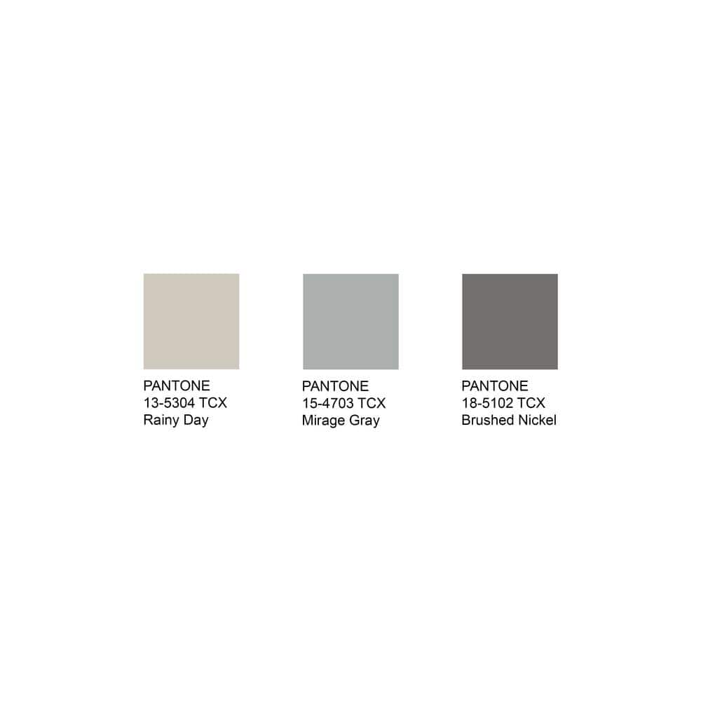 Ivory & Grey Geometric Square Synthetic Area Rug - Easy Care 9' x 9'
