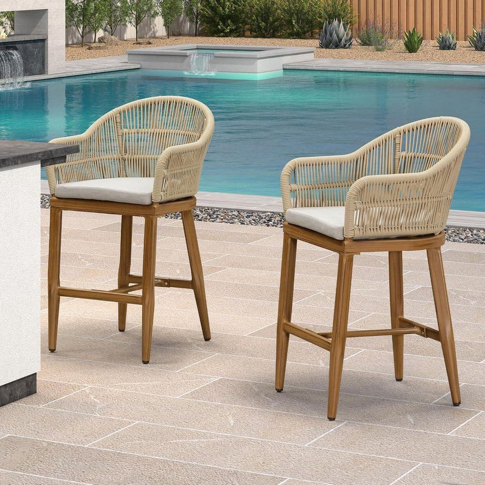 Low Back Aluminium Bar Stools Lowback Silver Metal Counter Bar Stool