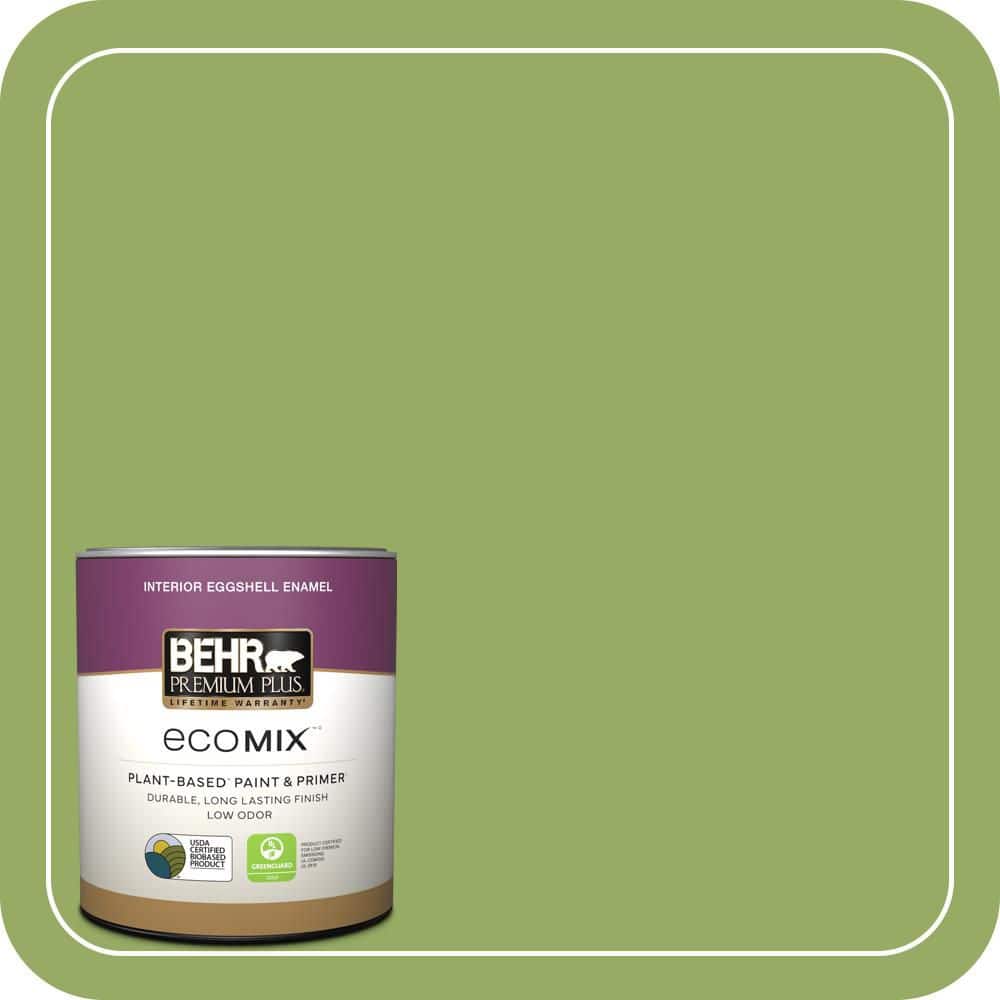 1 qt. #420D-5 Herbal Garden Eggshell Enamel EcoMix Plant-Based Interior Paint & Primer price history on PriceWatchPro