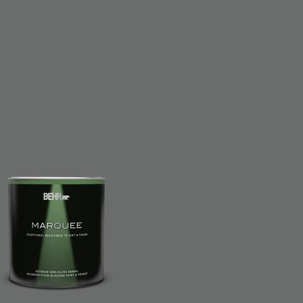 BEHR MARQUEE 1 qt. 770F5 Dark Ash SemiGloss Enamel BEHR MARQUEE 1 qt. 770F5 Dark Ash SemiGloss Enamel