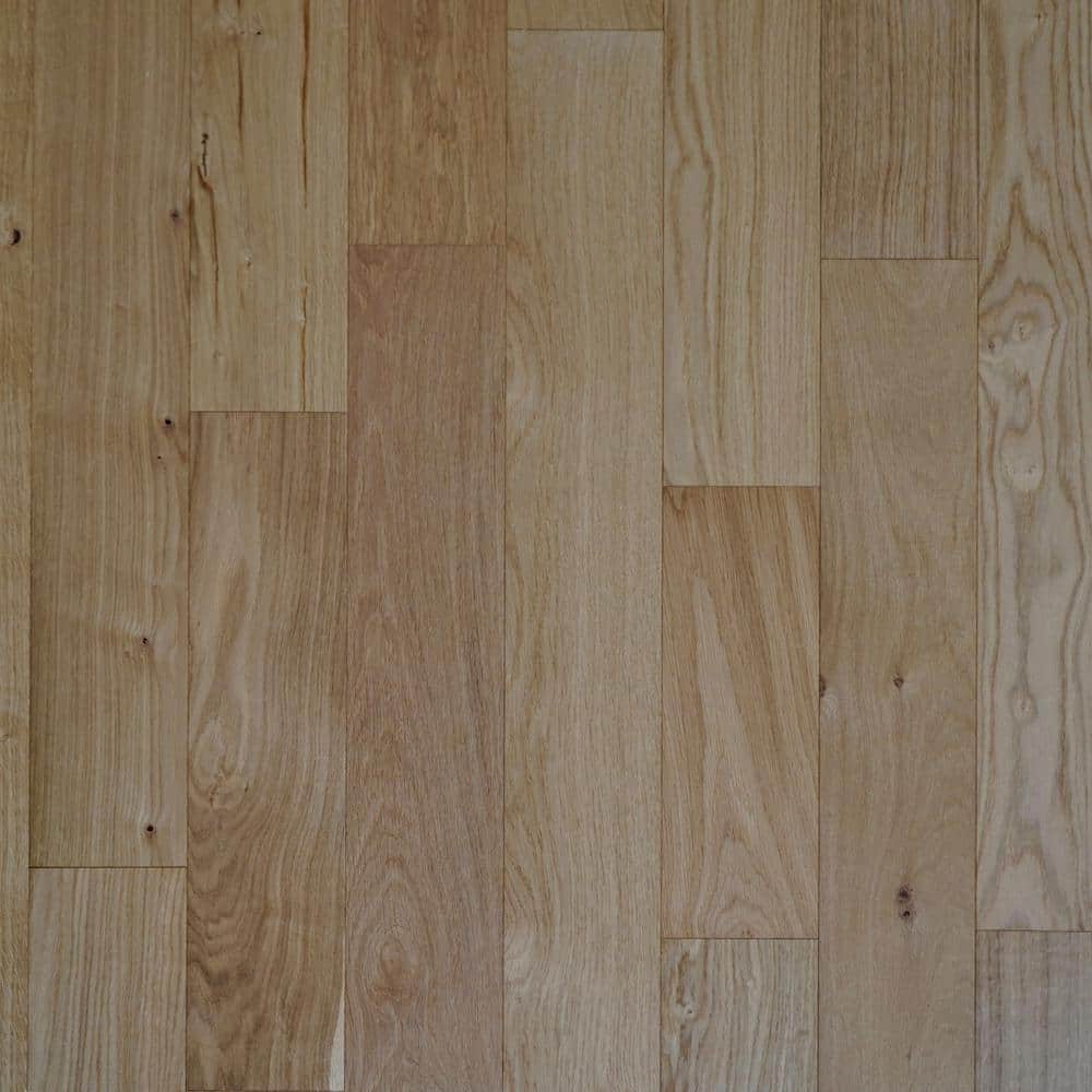 Firenze Oak 1/2 in. T x 5 in. W Tongue and Groove Wire Brushed Engineered H