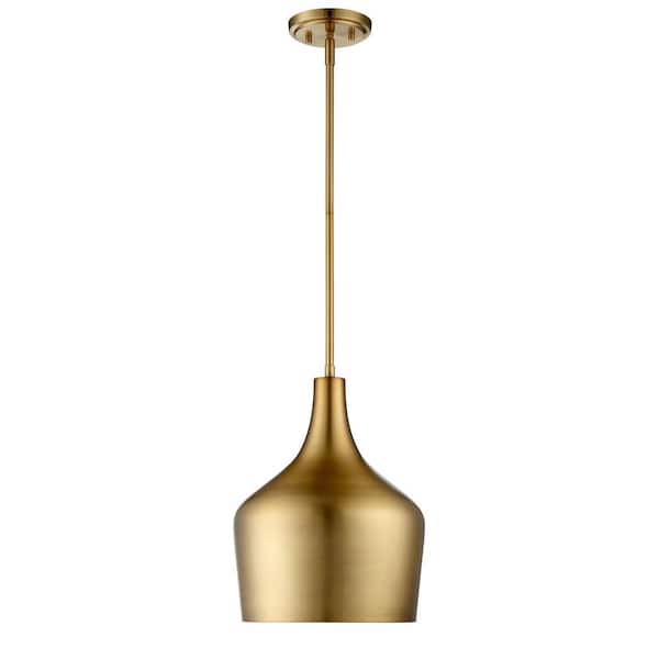 Filament Design 1-Light Natural Brass Pendant