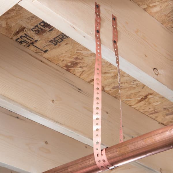 3/4 in. x 10 ft. Galvanized Interlocking Metal Hanger Strap