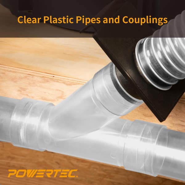 Power Tool Parts & Accessories Ducts POWERTEC 70259 Dust Collection