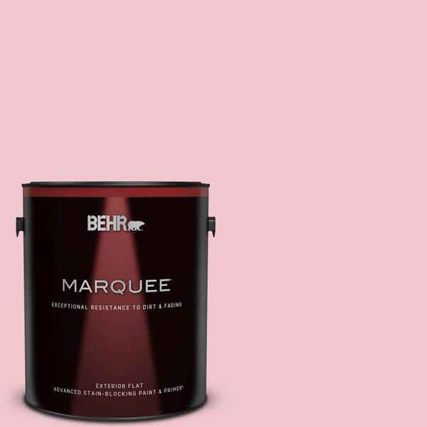 BEHR MARQUEE 1 gal. #P140-2 Sweetheart Flat Exterior Paint & Primer