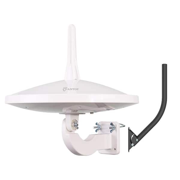 ANTOP 720°Dual-Omni-Directional Outdoor HDTV Antenna Enhanced VHF/UHF Reception 