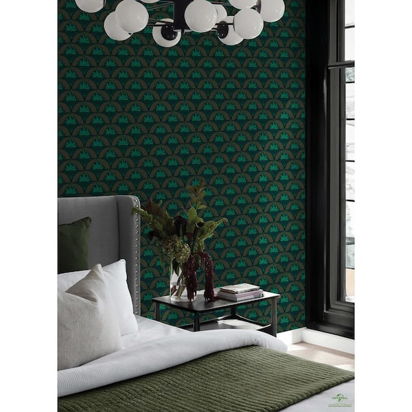 Wicked Emerald City Peel and Stick Wallpaper