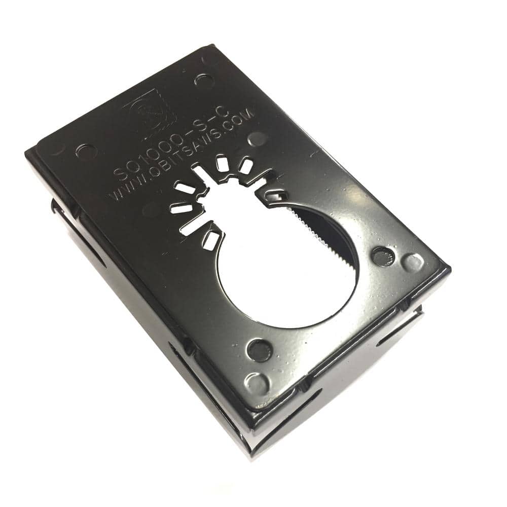 QBit SQ1000-S-C Metal Oscillating Tool Saw Blade Cut Single Gang Wall Outlet Box 