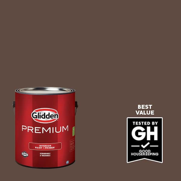 Glidden Premium 1 gal. PPG1074-7 Little Bear Flat Interior Latex Paint