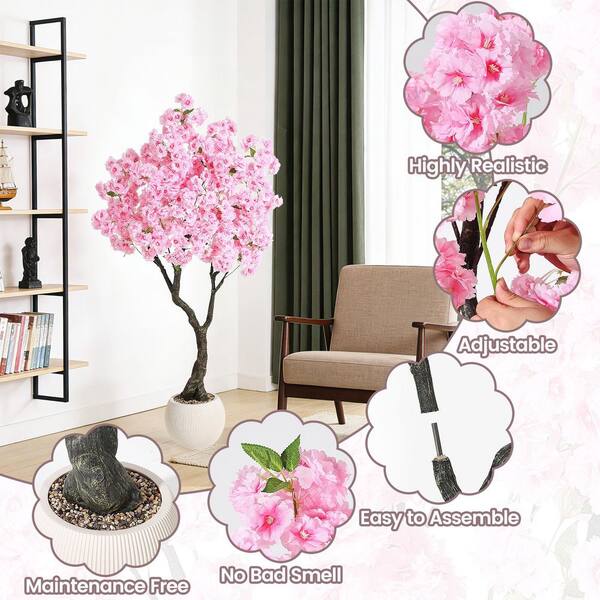Gravee Low Maintenance Cherry Blossom Tree - 7 ft. Potted