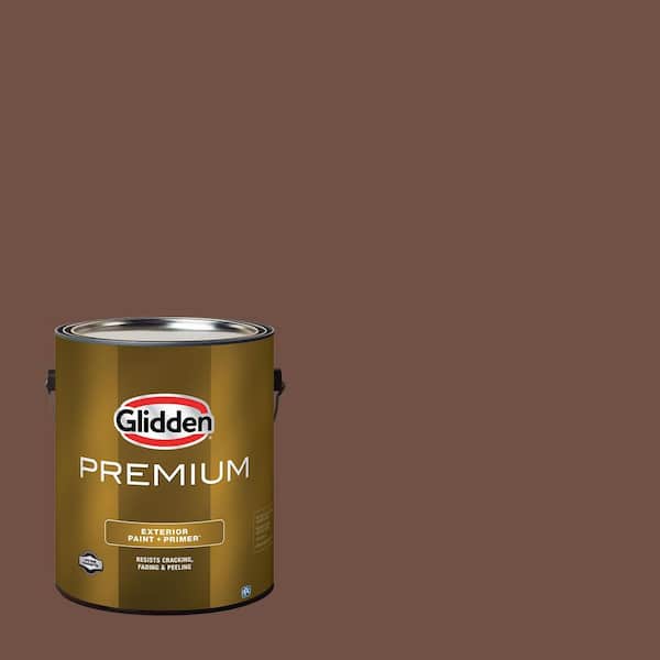Glidden Premium 1 gal. PPG1061-7 Big Foot Semi-Gloss Exterior Latex Paint