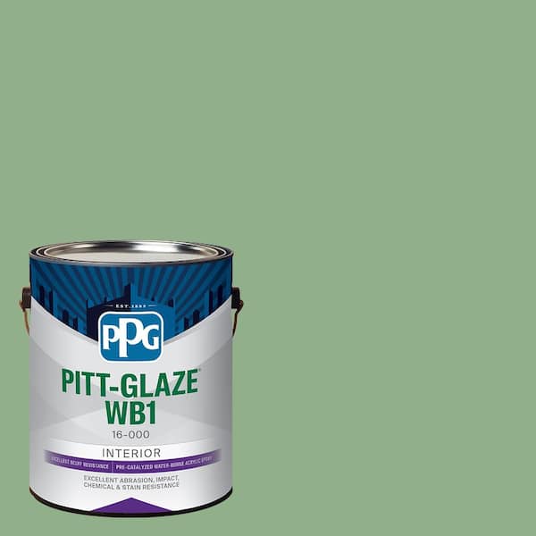 Pitt-Glaze 1 gal. PPG1130-5 Pear Cactus Eggshell Interior Waterborne 1-Part Epoxy Paint