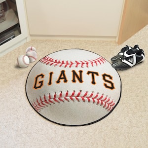 FANMATS MLB San Francisco Giants Orange 2 ft. x 2 ft. Round Area Rug 18149  - The Home Depot