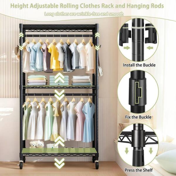 Heavy Duty Closet Shelf & Rod Brackets – 10-Pack White Steel Wall Mount Brackets For Closet Organization