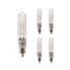 Bulbrite Q250CL/MC Halogen Light Bulb – 120-Volt, 250-Watt, JD Type Mini-Candelabra E11 Base, Clear