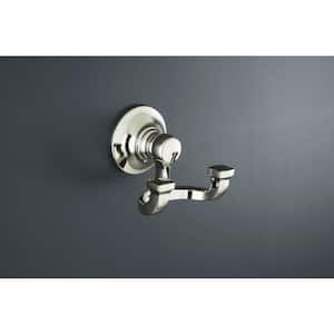 Bancroft Double Robe Hook in Vibrant Polished Nickel