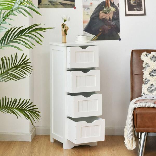 VASAGLE 3 Drawers Floor Cabinet 12.6 x 11.8 x 31.9 Inches