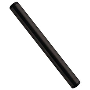1-1/4 in. OD x 12 in. Double End Threaded Lavatory Sink Drain Extension Tailpiece, Matte Black