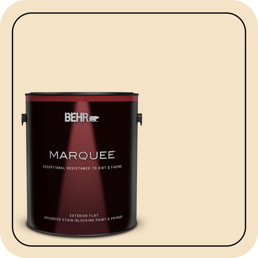 1 gal. #PPU6-10 Cream Puff Flat Exterior Paint & Primer price history on PriceWatchPro