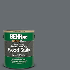 1 gal. #770F-5 Dark Ash Solid Color Waterproofing Exterior Wood Stain