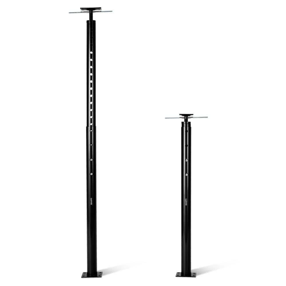 Heavy Duty Adjustable Steel Jack Posts 2 Pack 18,000 lbs Capacity Telescopic Floor Support 53-93in Deep Black price history on PriceWatchPro