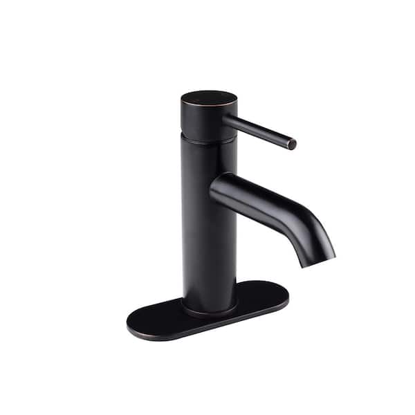 Fontaine Contemporary 4 in. Centerset 1-Handle High-Arc Bathroom Faucet in Oil Rubbed Bronze