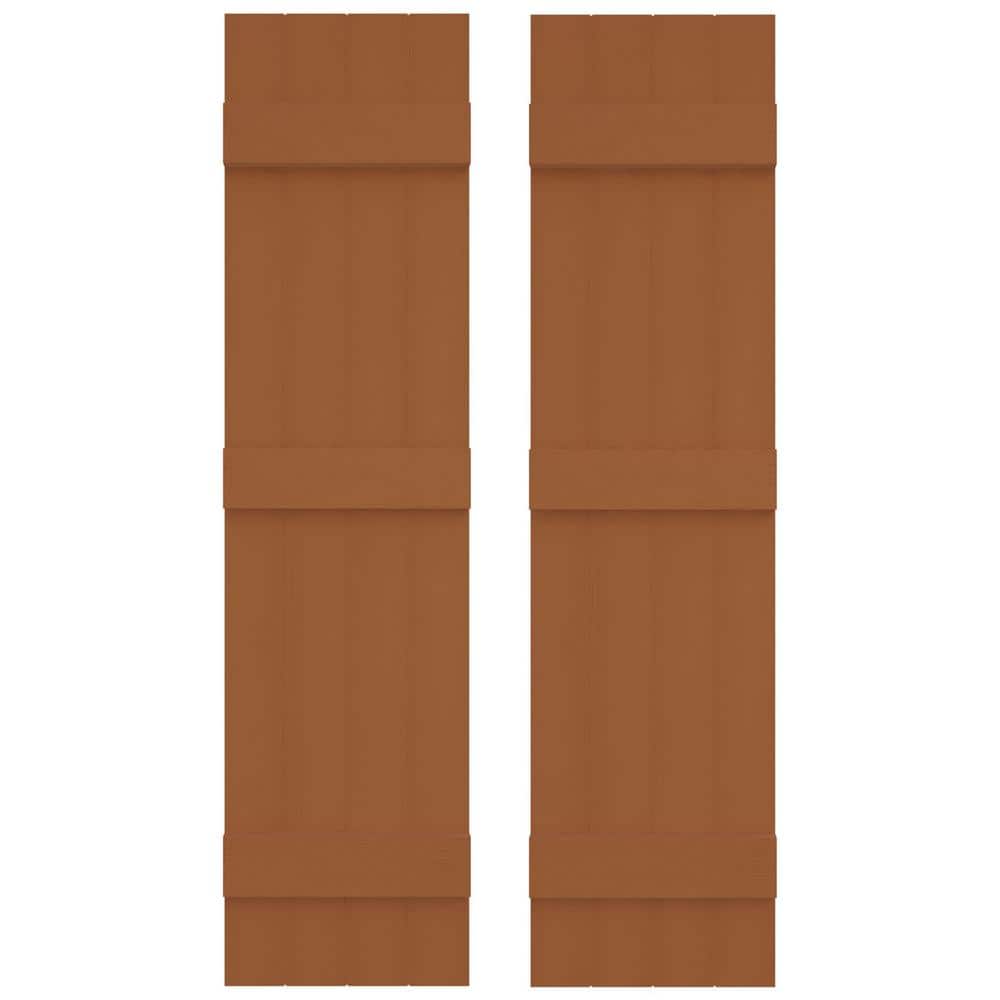 TailorMade 14 in. W x 70 in. H Vinyl Board and Batten Shutters Pair in Treated Cedar price history on PriceWatchPro