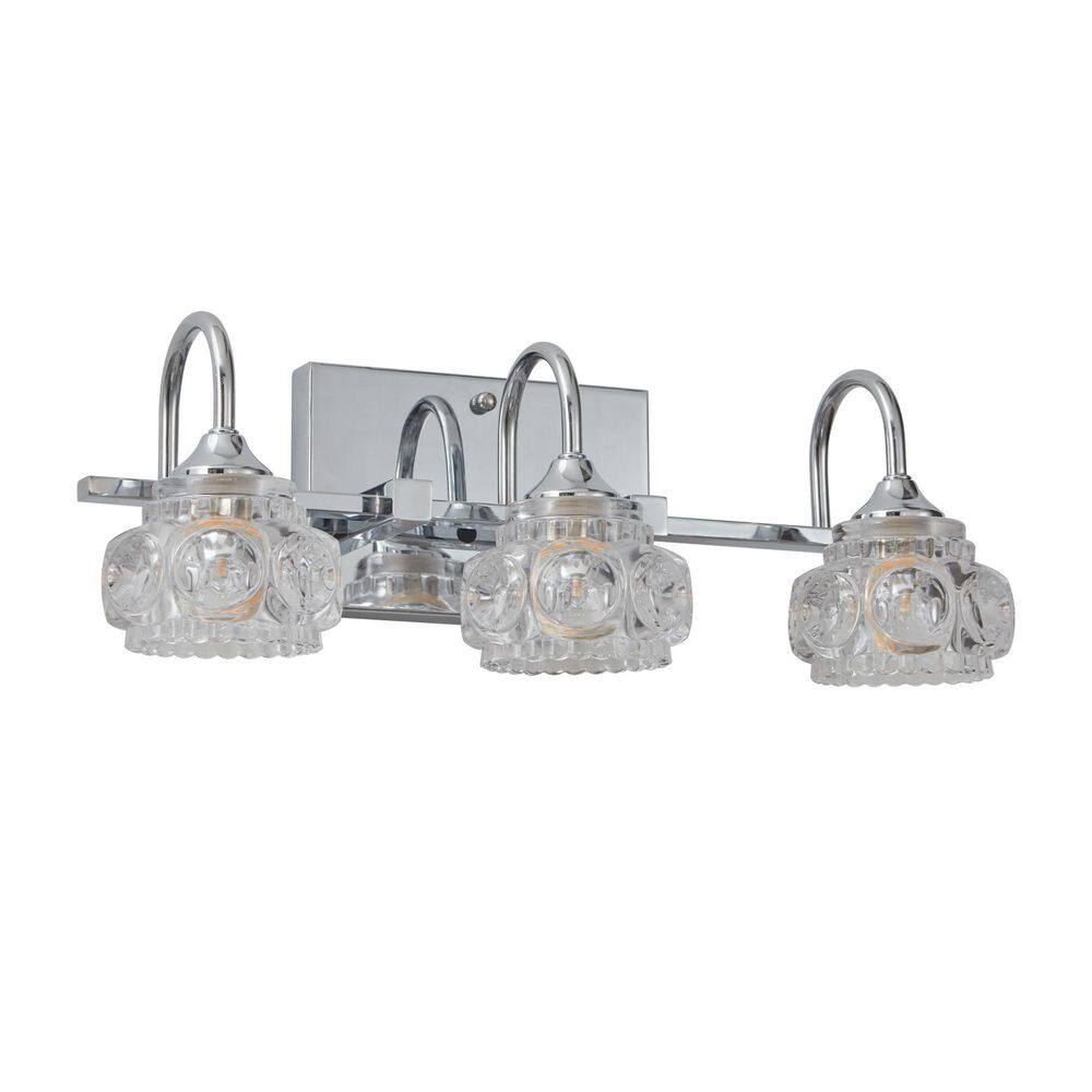 Epoch 17 in. Silver 3-Light Vanity Light price history on PriceWatchPro