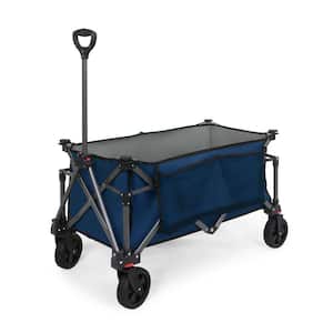 4.2 cu. ft. Heavy-Duty steel Collapsible Folding Utility Wagon Outdoor Garden Cart