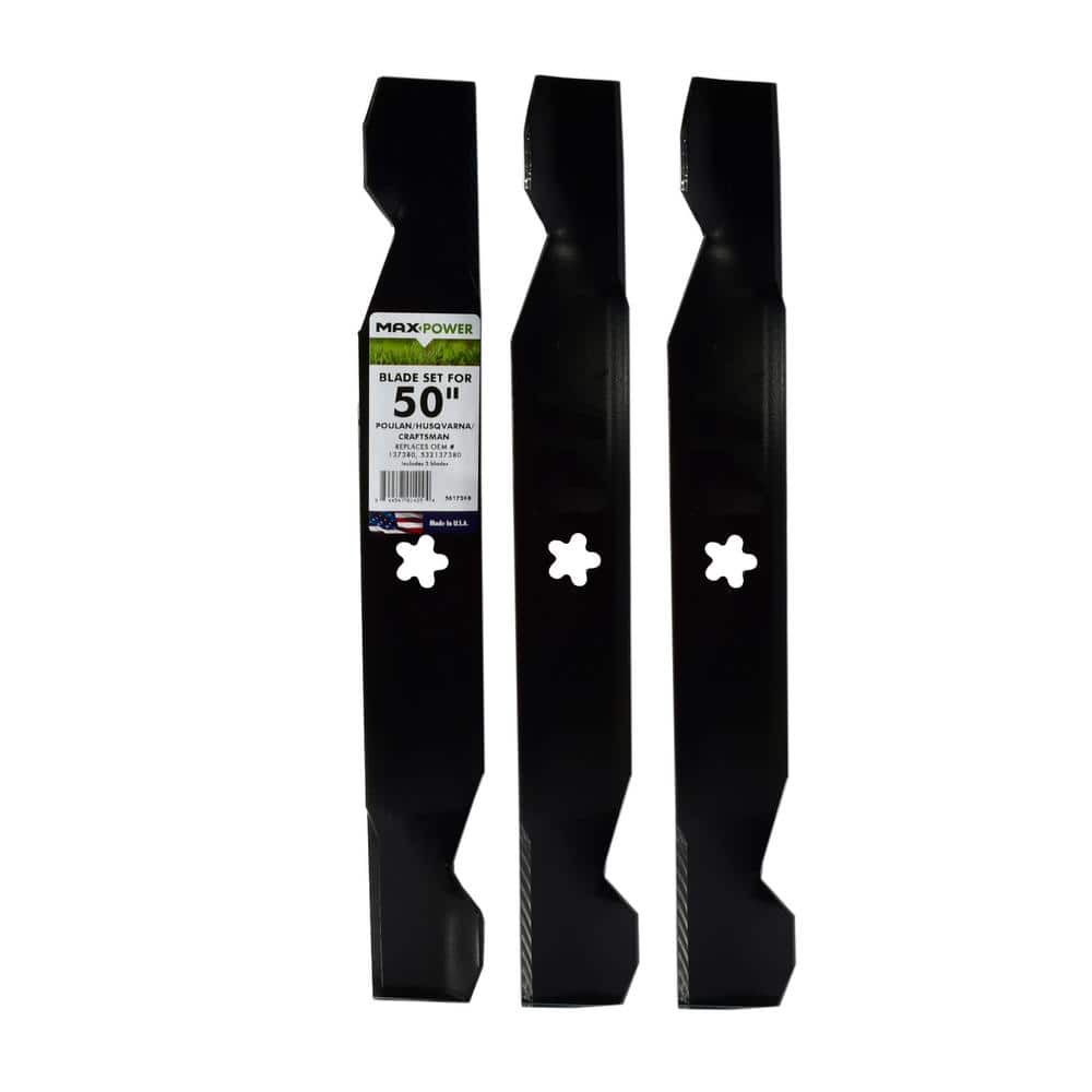 MaxPower 3 Blade Set for Many 50 in. Cut Craftsman
