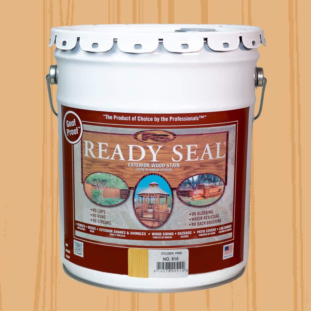 Seal-Once Marine Premium Wood Sealer - Waterproof Sealant - Wood Stain and  Sealer in One - 5 Gallon & Clear