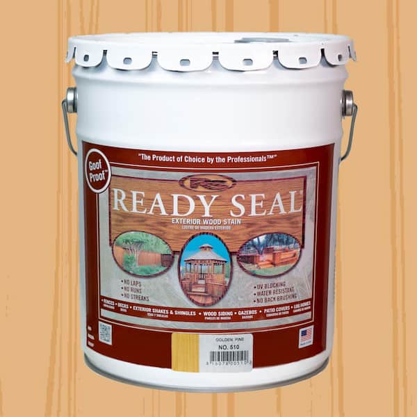 Ready Seal 5 gal. Golden Pine Exterior Wood Stain and Sealer