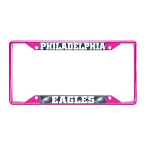 Universal Fit NFL - Philadelphia Eagles License Plate Frame - Pink