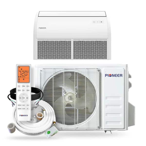 24,000 BTU 2 Ton 20 SEER Floor/Ceiling Mini-Split Air Conditioner Heat Pump System Full Set