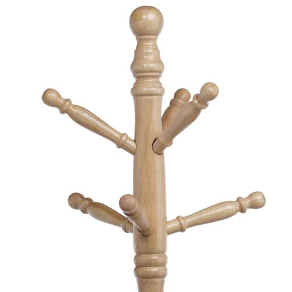 Wooden Coat Rack - Solid Beech – Tuesday Morning