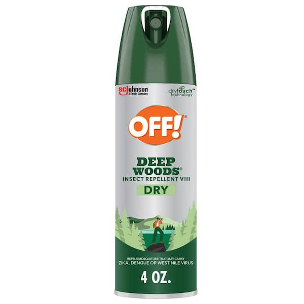 Deep Woods Insect Repellent VIII, Non-Greasy DEET Mosquito Repellent Dry, 4 oz.