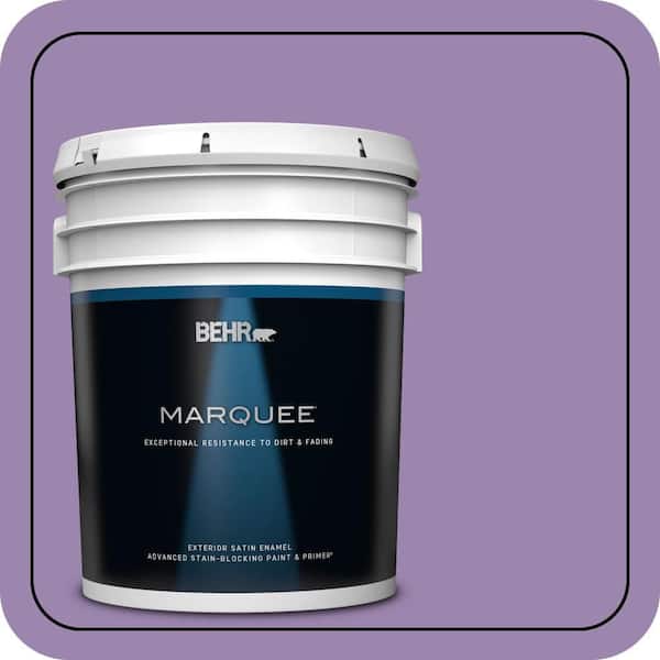 BEHR MARQUEE 5 gal. #M570-5 Celeb City Satin Enamel Exterior Paint & Primer