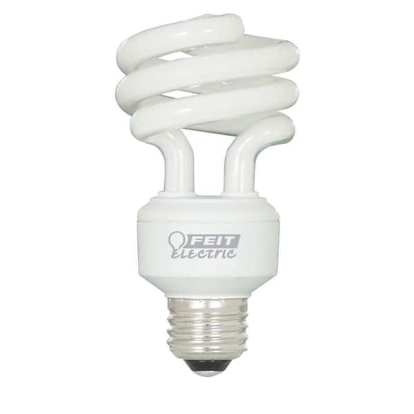 Feit Electric 75W Equivalent Soft White Spiral CFL Light Bulb (24-Pack)
