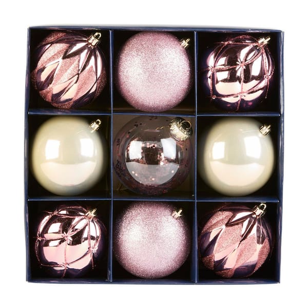 9-Piece Christmas Ball Ornament Set