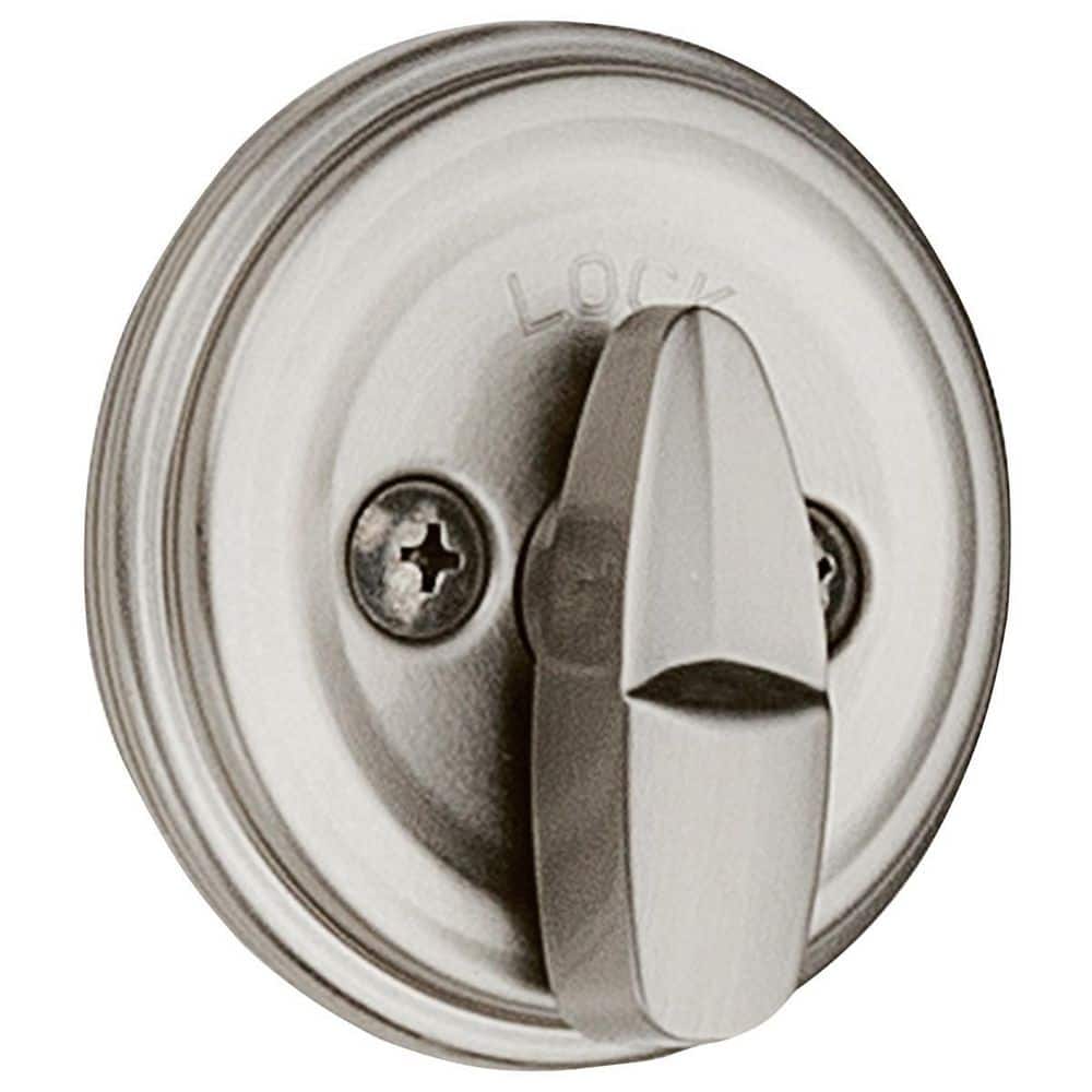 Kwikset Satin Nickel Universal Handing Deadbolt