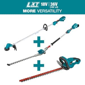 LXT 18V Cordless Li-Ion BL String Trimmer, Tool-Only with 20 in. Hedge Trimmer & 22 in. Hedge Trimmer (Tools-Only)