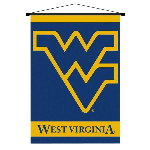 BSI Products NCAA West Virginia Mountaineers Indoor 3 ft. 3 in. x 2 ft. 3 in. Banner Scroll