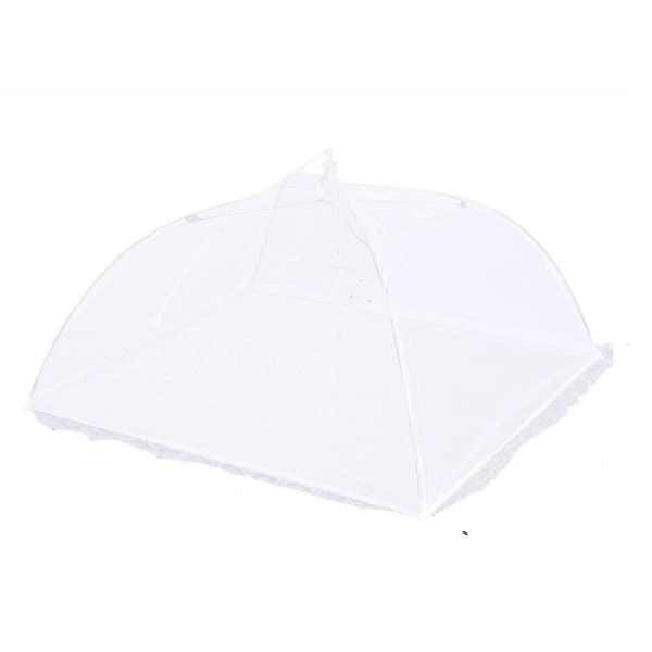 17 in. Food Fruit Cover Mesh Pop-Up Tent Umbrella Large Tall Screen for Outdoor BBQ Picnics Parties 4-Pack