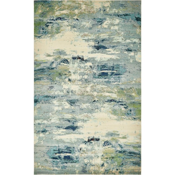 Chromatic Avalon Light Blue 10' 6 x 16' 5 Area Rug