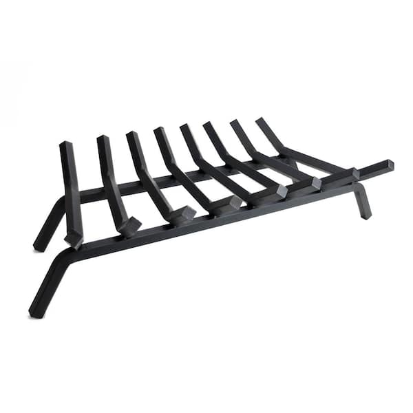 Pleasant Hearth 3/4 in. 33 in. 8-Bar Steel Fireplace Grate