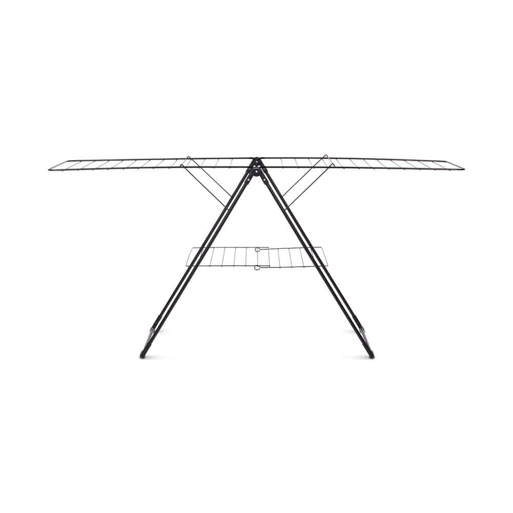 66 ft. (20m) W 75.2 in. x H 35.4 in. T-Model Drying Rack in Black Clothespin Bag Included price history on PriceWatchPro