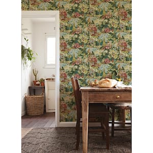 Spice le Forestier Vinyl Peel and Stick Removable Wallpaper
