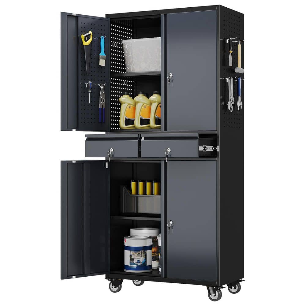 gray-black-2-drawers-free-